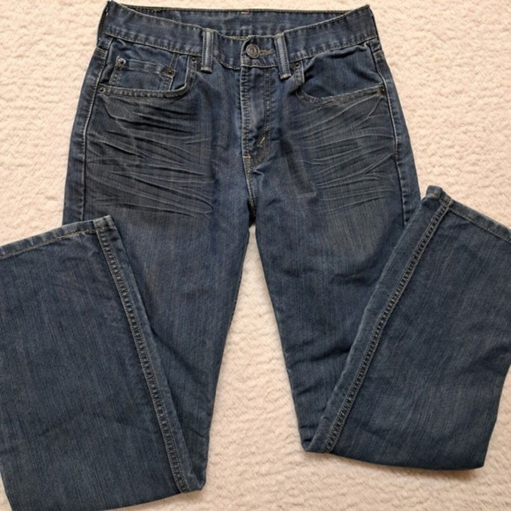 Mens Levis 514 Straight Leg Jeans Size 27/27